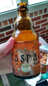 Gaspar, a Belgian IPA. Copyright 2015 by Andrew Dunn.